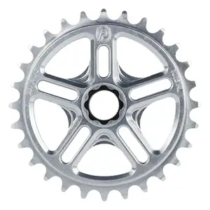 Звезда PROFILE Splined Цепочка с фиксатором оси 28T серебро
