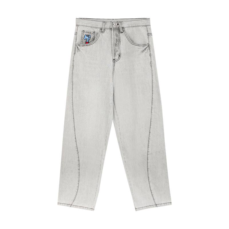 Джинсы Mind Error Slash M Light grey