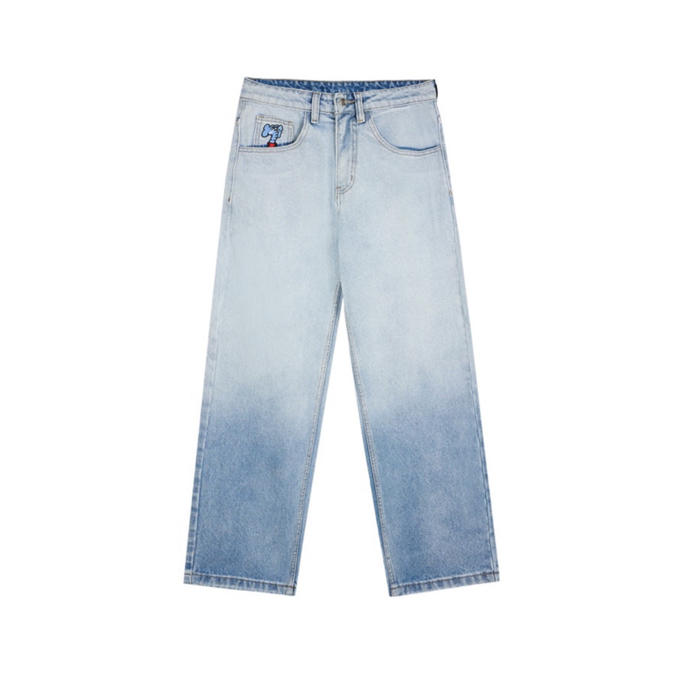 Джинсы Mind Error Gradient M White blue gradient